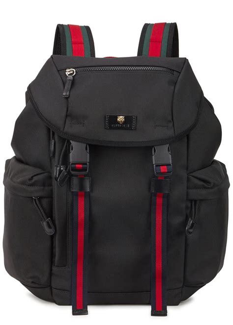 a/w 17 gucci canvass black backpack|Gucci Canvas Backpack Black .